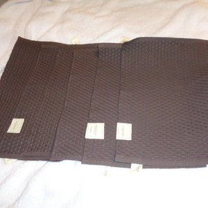 Sonoma Brown Diamond Overlay Placements Set of 6 NWT